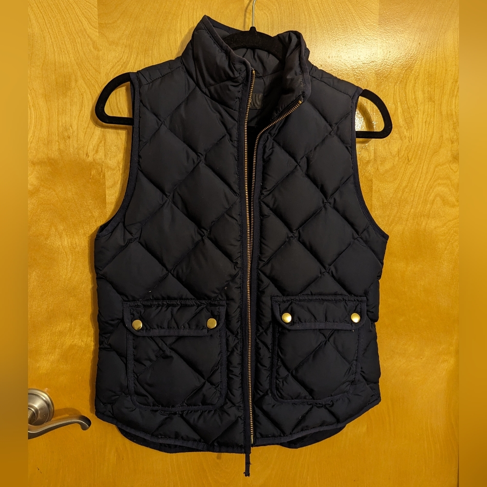 J.Crew Petite Excursion Quilted Down Vest